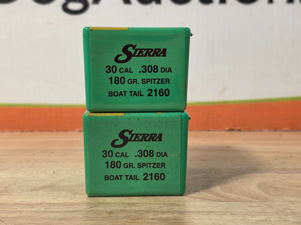 Sierra Gameking 30 Cal .308 180 Gr Spitzer Boat Tail