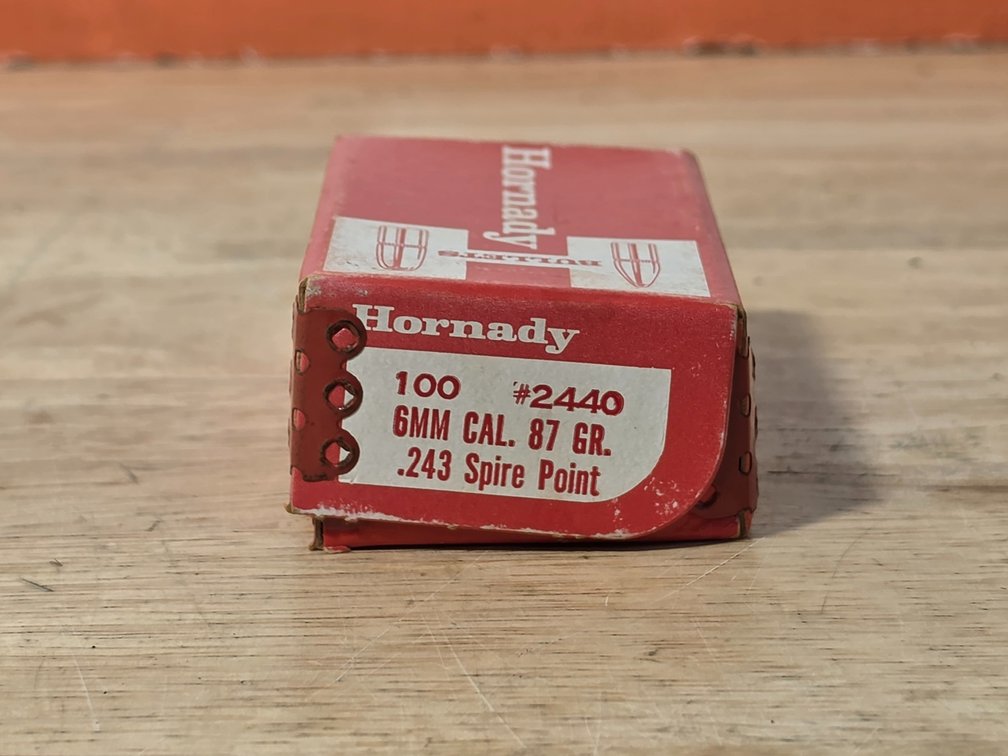 Hornady 6mm Cal 87 Gr .243 Spire Point (100) +/- Rounds