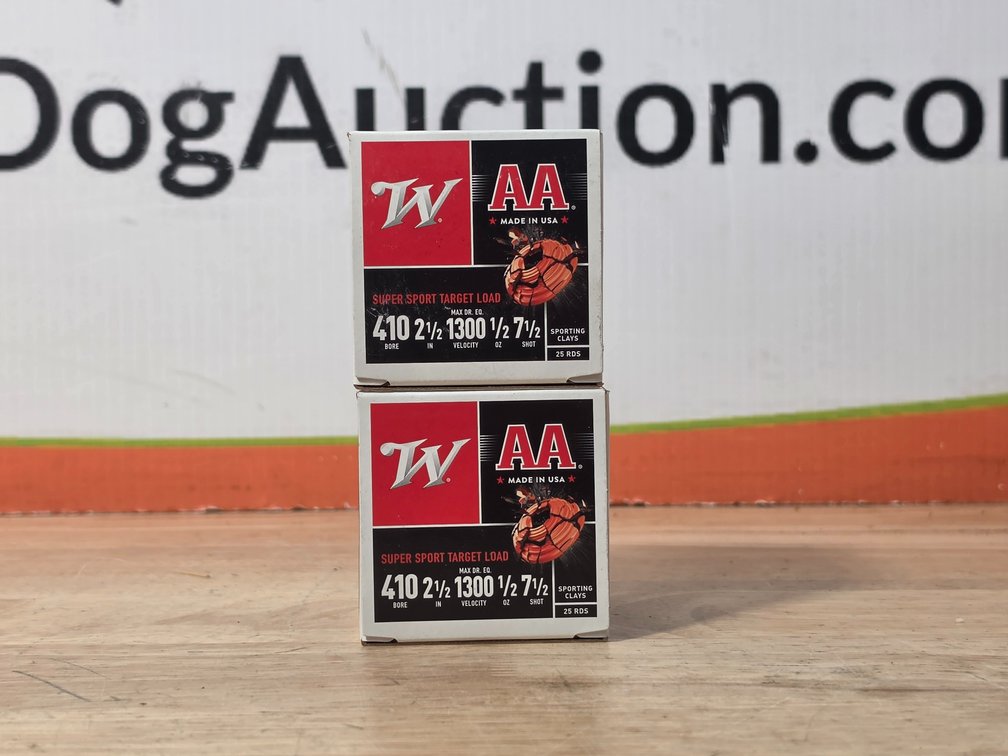 Winchester AA Super Sport Target Load 410 Gauge 2.5" #7.5 Shot (2) Boxes of 25