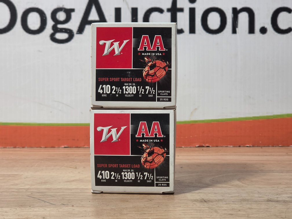 Winchester AA Super Sport Target Load 410 Gauge 2.5" #7.5 Shot (2) Boxes of 25