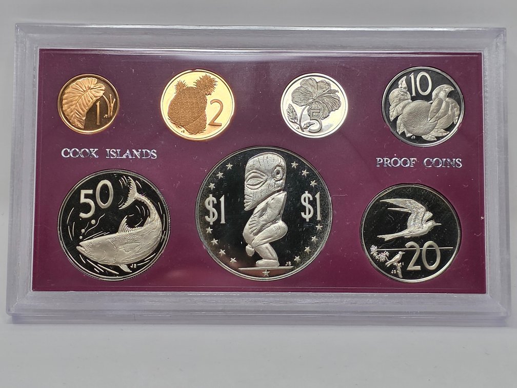 1972 Cook Island Proof Coins