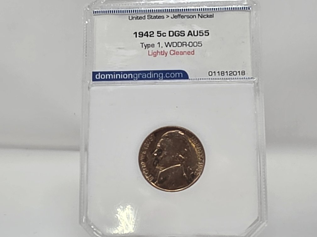 1942 Jefferson Nickel Type 1 WDDR-005