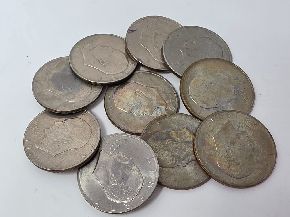 (10) 1971 Eisenhower Dollars - 10 Included