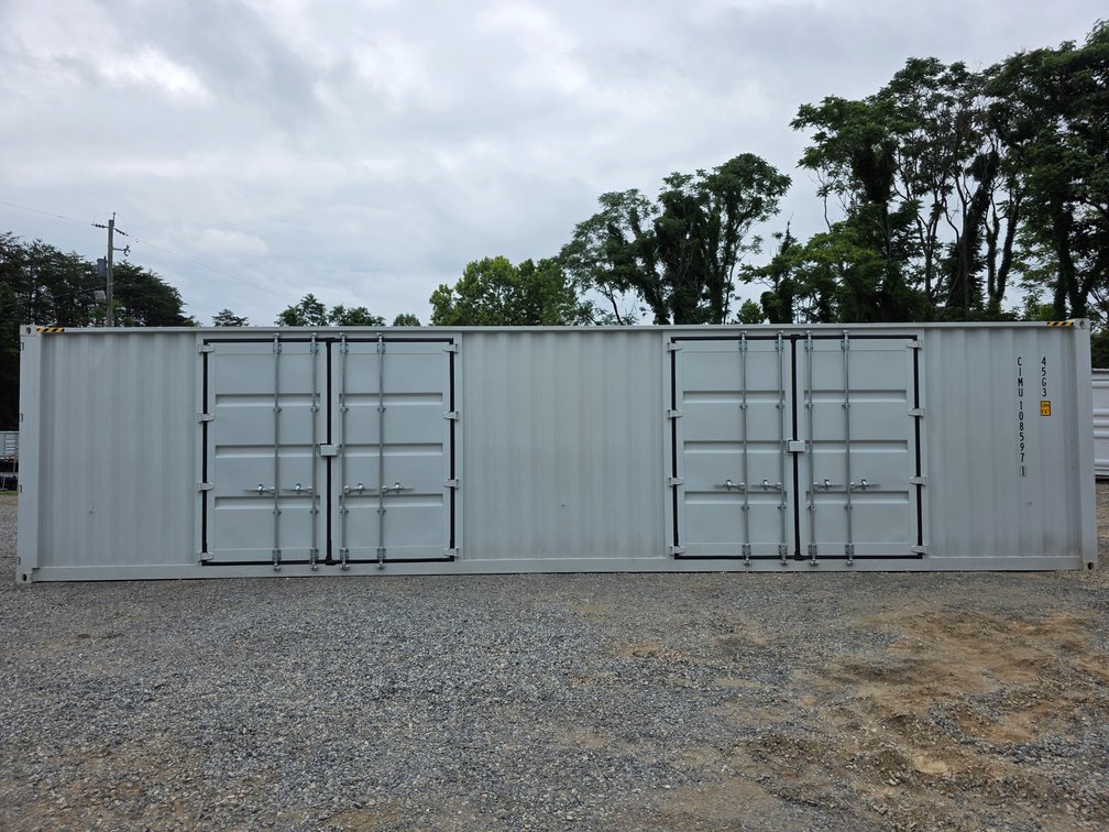 40' High-Cube Storage Container w/ 4 Side Doors and 2 End Doors - One Way Shipped - Delivery Available - Container # CIMU1085971