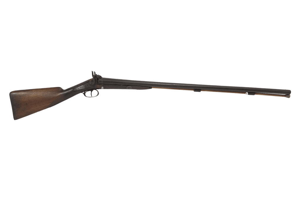 1800's SxS Percussion Shotgun - No Visible Maker or Model - Wall Hanger - No Background Check Required