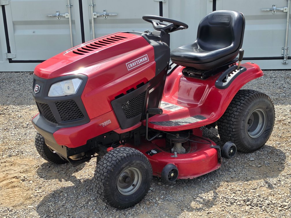 Craftsman T2200 Riding Lawn Mower - Started and Operated When Tested