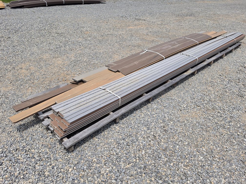 (35) +/- Composite Decking Boards - Various Colors and Sizes - Measures 12'-20'