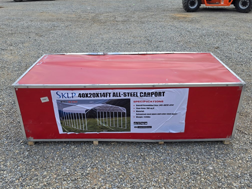 Unused SKLP 40x20x14Ft All Steel Carport