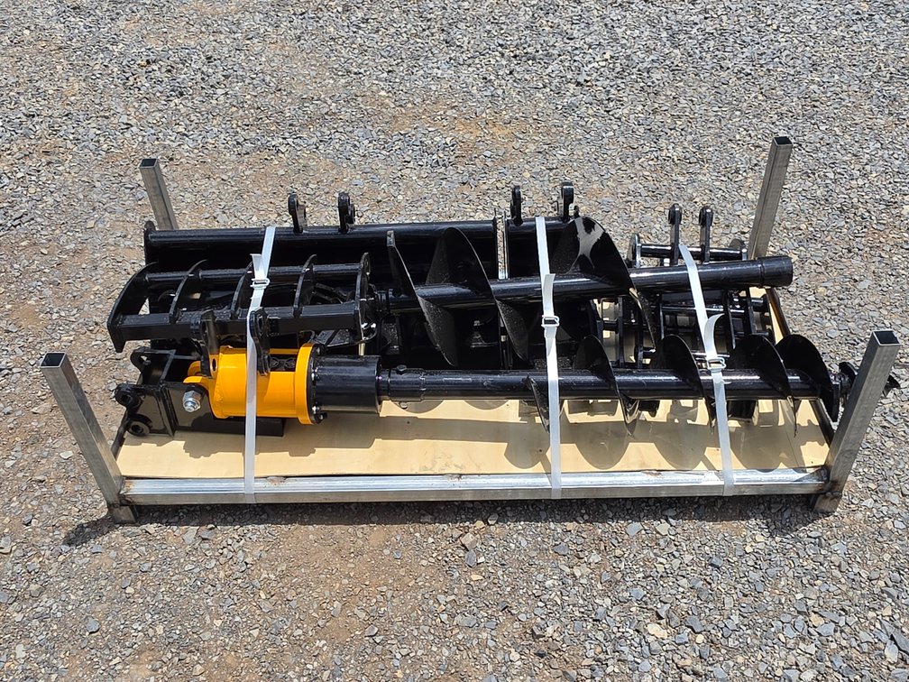 Unused Pallet Of (7) Mini Excavator Attachments