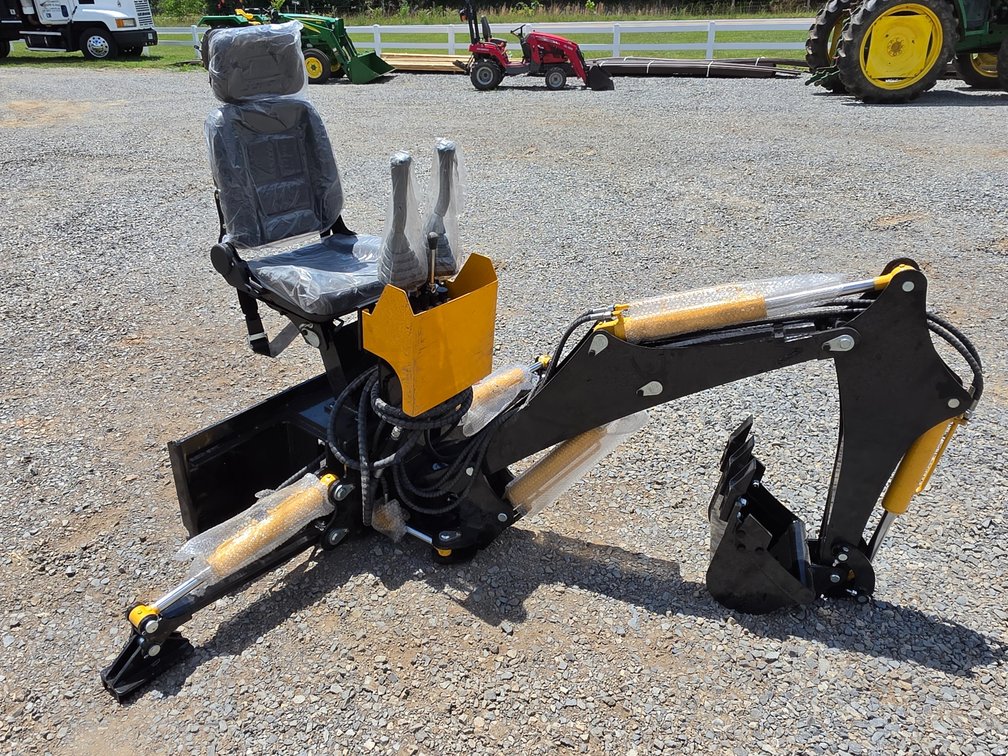 Unused Skid Steer Quick Attaxh Backhoe Attachment