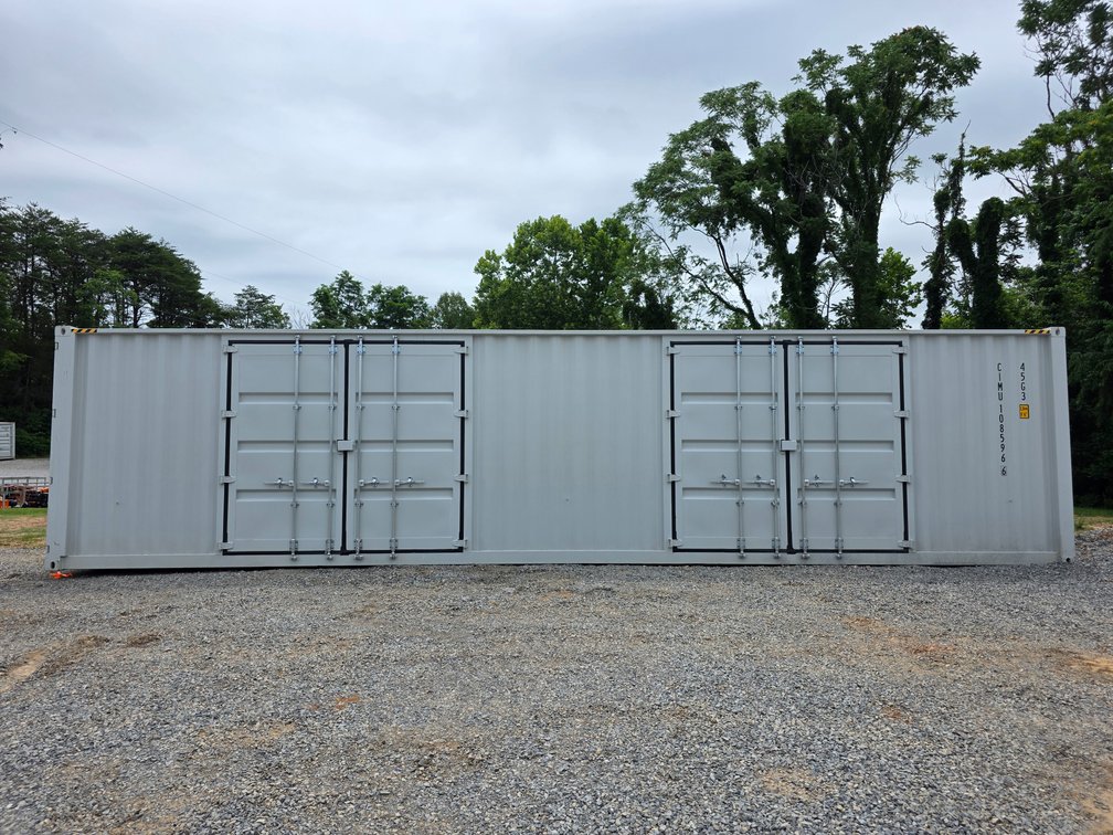 40' High-Cube Storage Container w/ 4 Side Doors and 2 End Doors - One Way Shipped - Delivery Available - Container #  CIMU1085966