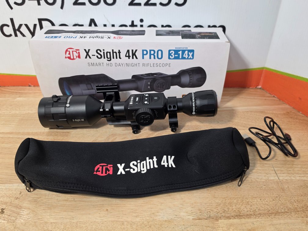 ATN X Sight 4K Pro 3-14X Smart HD Day/Night Riflescope