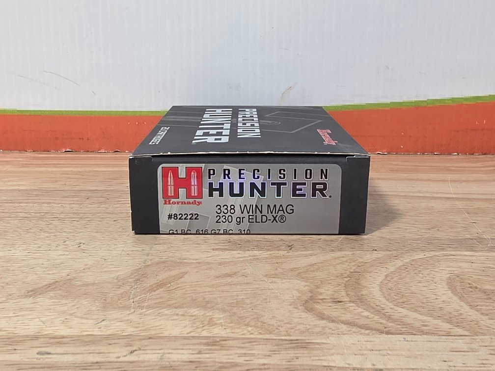 Hornady Precision Hunter 338 Win Mag 230Gr ELDX (1) Box of 20