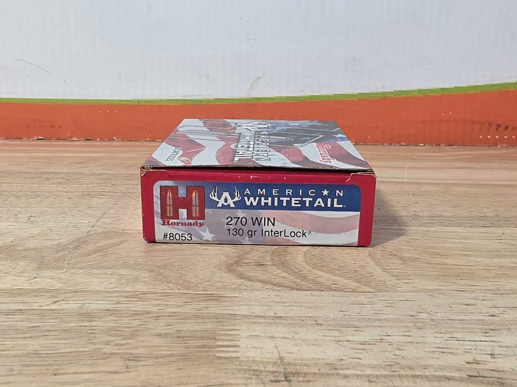 Hornady American Whitetail .270 Win 130Gr Interlock (1) Box of 20