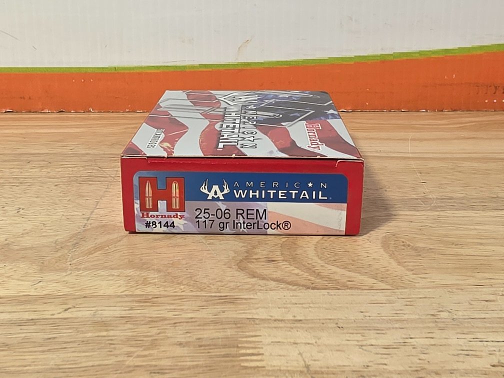 Hornady American Whitetail 25-06 Rem 117Gr Interlock (1) Box of 20