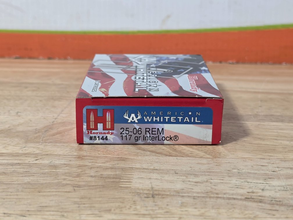 Hornady American Whitetail 25-06 Rem 117Gr Interlock (1) Box of 20