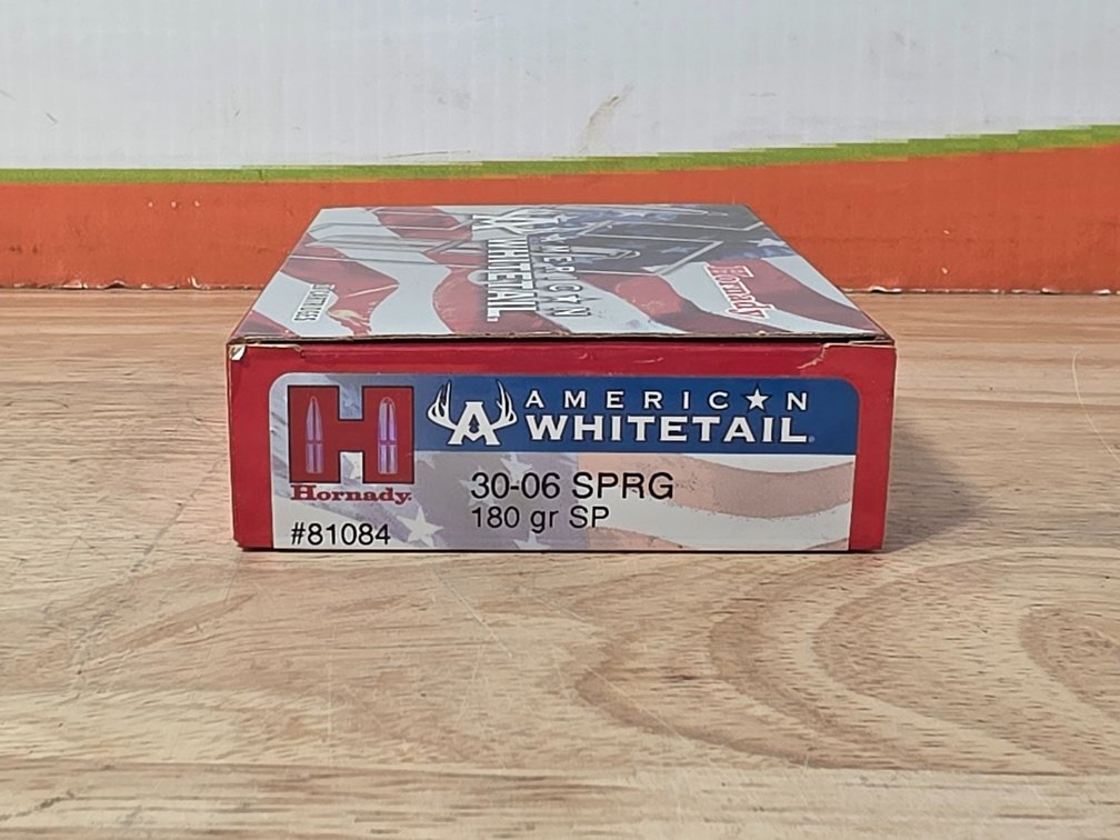 Hornady American Whitetail 30-06 Springfield 180Gr SP (1) Box of 20