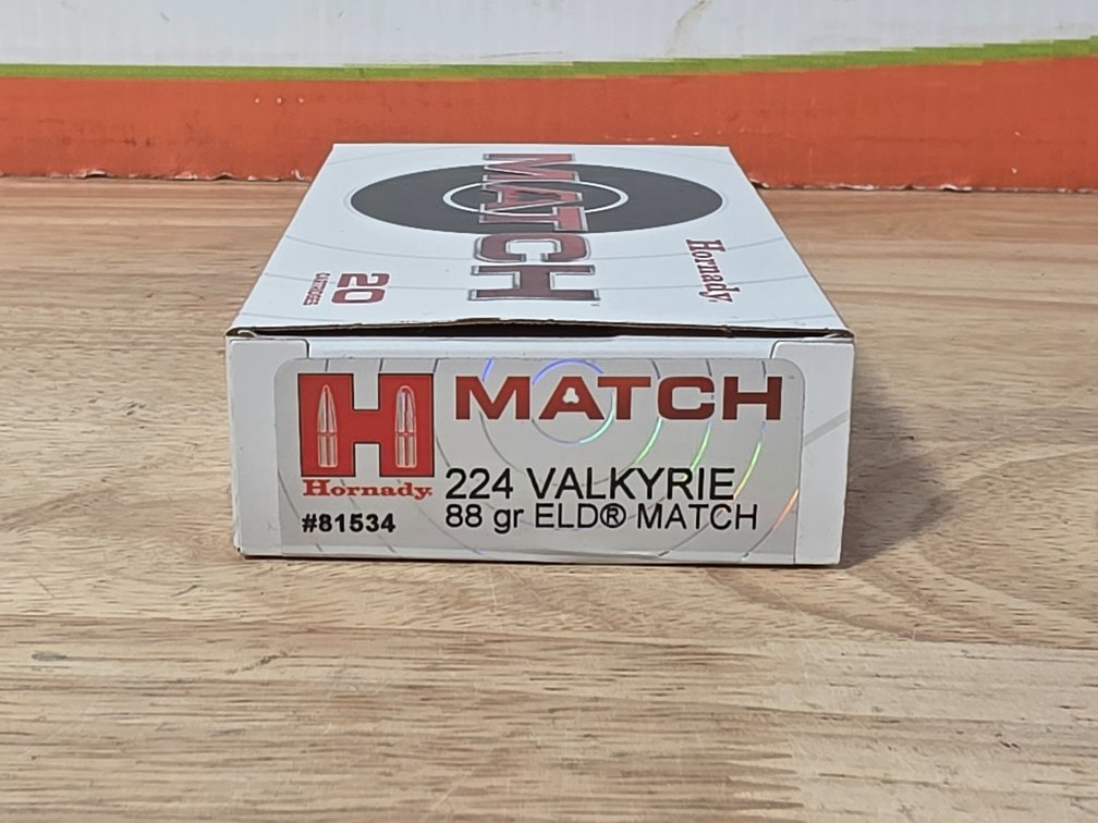 Hornady Match 224 Valkyrie 88Gr ELD Match