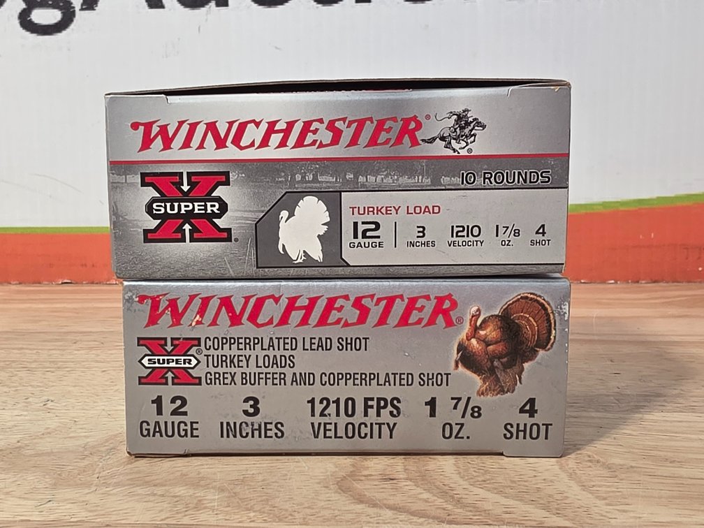 Winchester Super X 12 Gauge 3" #4 Shot (2) Boxes of 10