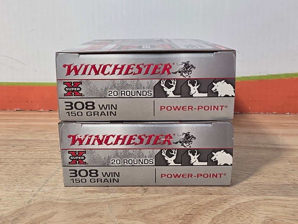Winchester Super X 308 Win 150Gr Power Point (2) Boxes of 20
