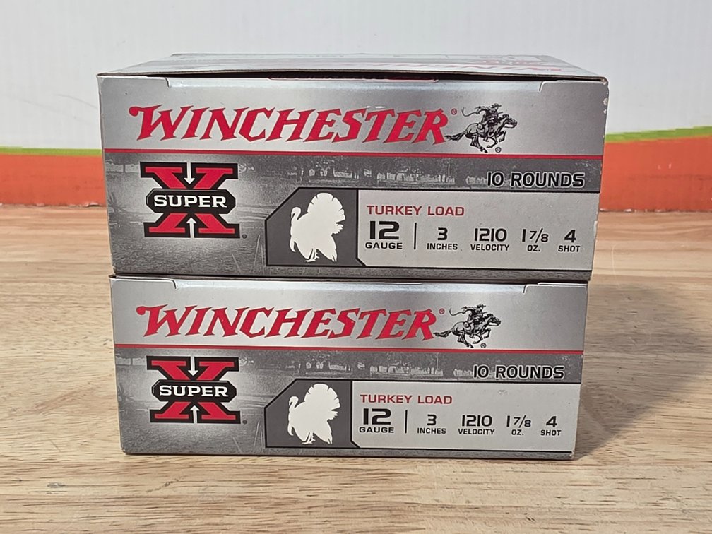 Winchester Super X 12 Gauge 3" #4 Shot (2) Boxes of 10