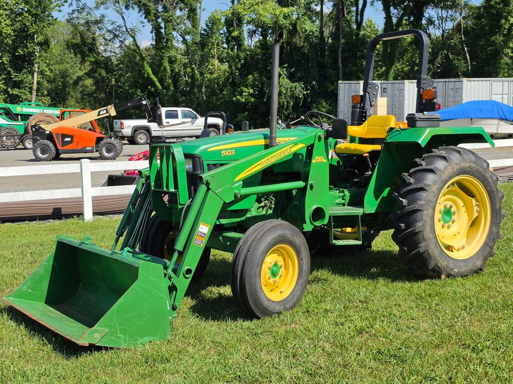 John Deere 5103 2wd Tractor w/ John Deere 512 Loader