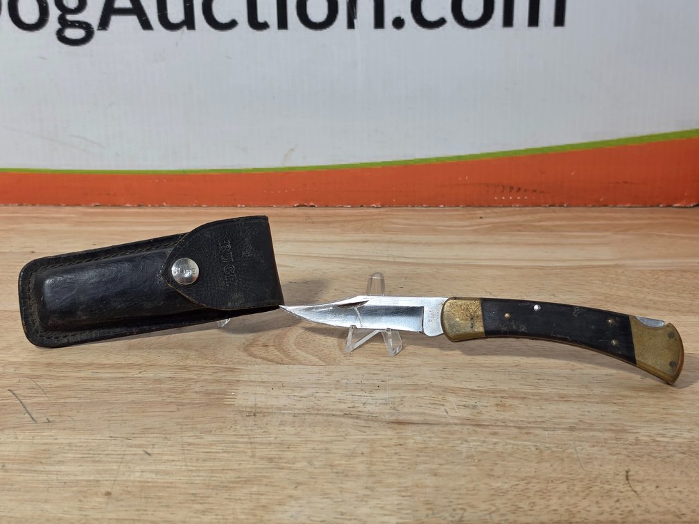 Buck 110 USA Folding Knife w/ Sheath