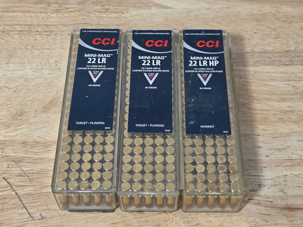 CCI Mini Mag 22Lr (3) Boxes of 100