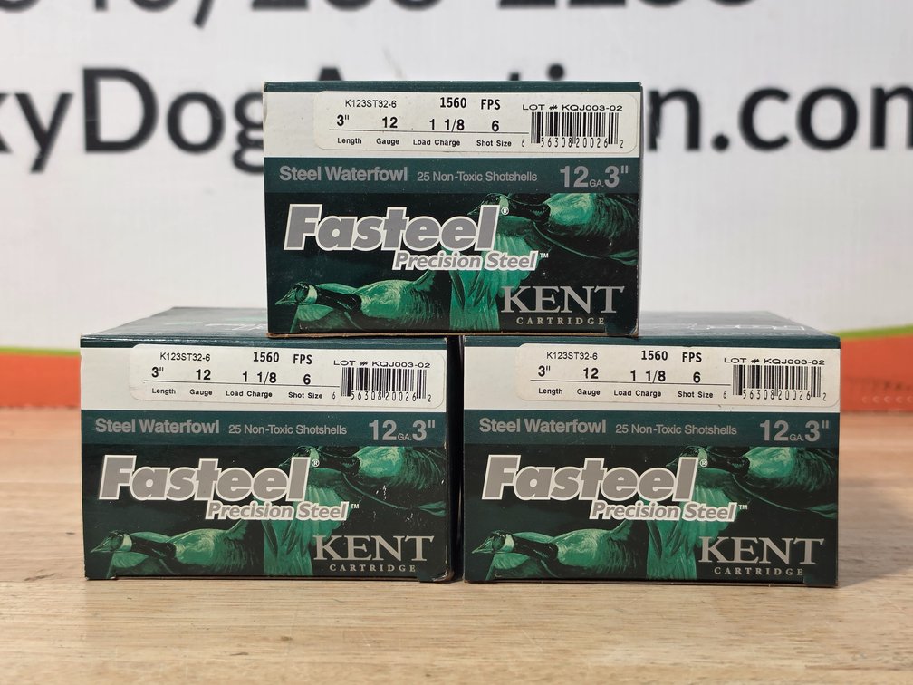 Kent Fasteel 12 Gauge 3" #6 Steel Waterfowl Shotshells