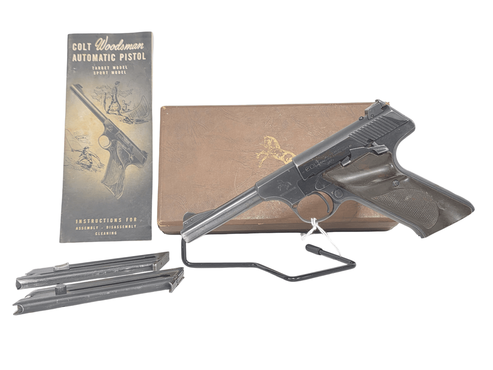 Colt Woodsman 22LR Semiautomatic Pistol - 2 Mags / Factory Box / Paperwork - Serial # 116280-S