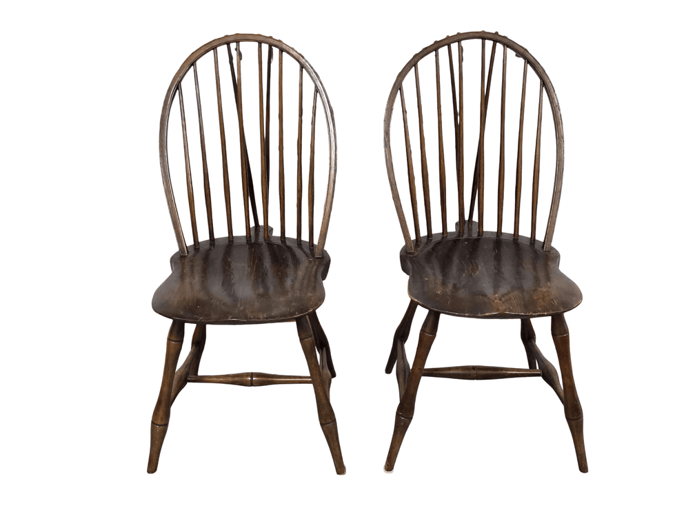 (2) Bow-Back Windsor Side Chairs - Measures 35.5” Tall x 15” Wide x 16” Deep