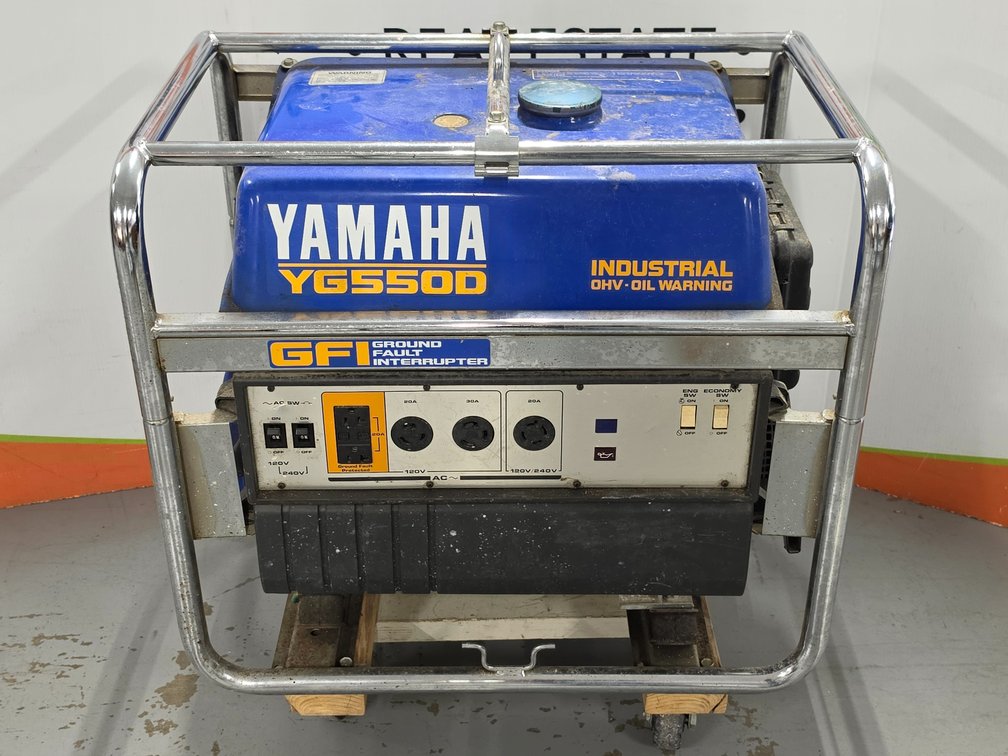 Yamaha YG5500 Industrial Generator - Has Compression - Dry Gas Tank