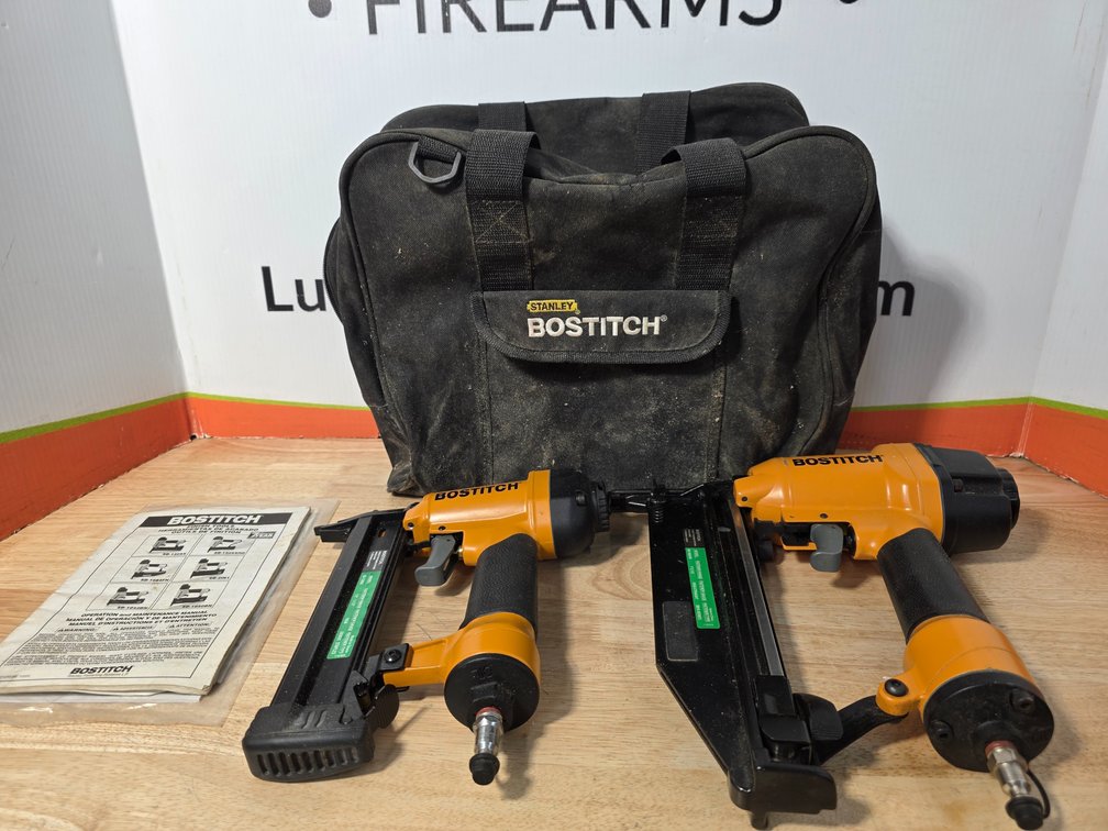 Bostitch Finish Nailers w/ Bag