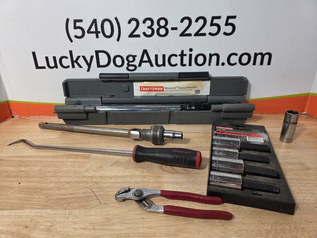 Snap On Hose Pick - Craftsman Socket Set - Craftsman Torque Wrench - Craftsman Palm Ratchet