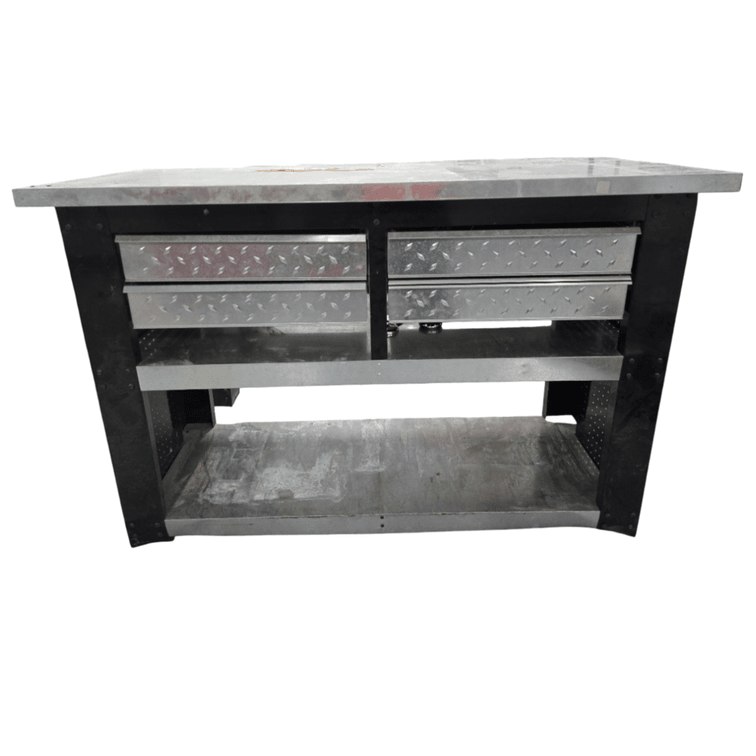Heavy Duty Work Bench w/ Contents - Measures 36.5" Tall x 54" Wide x 23" Deep