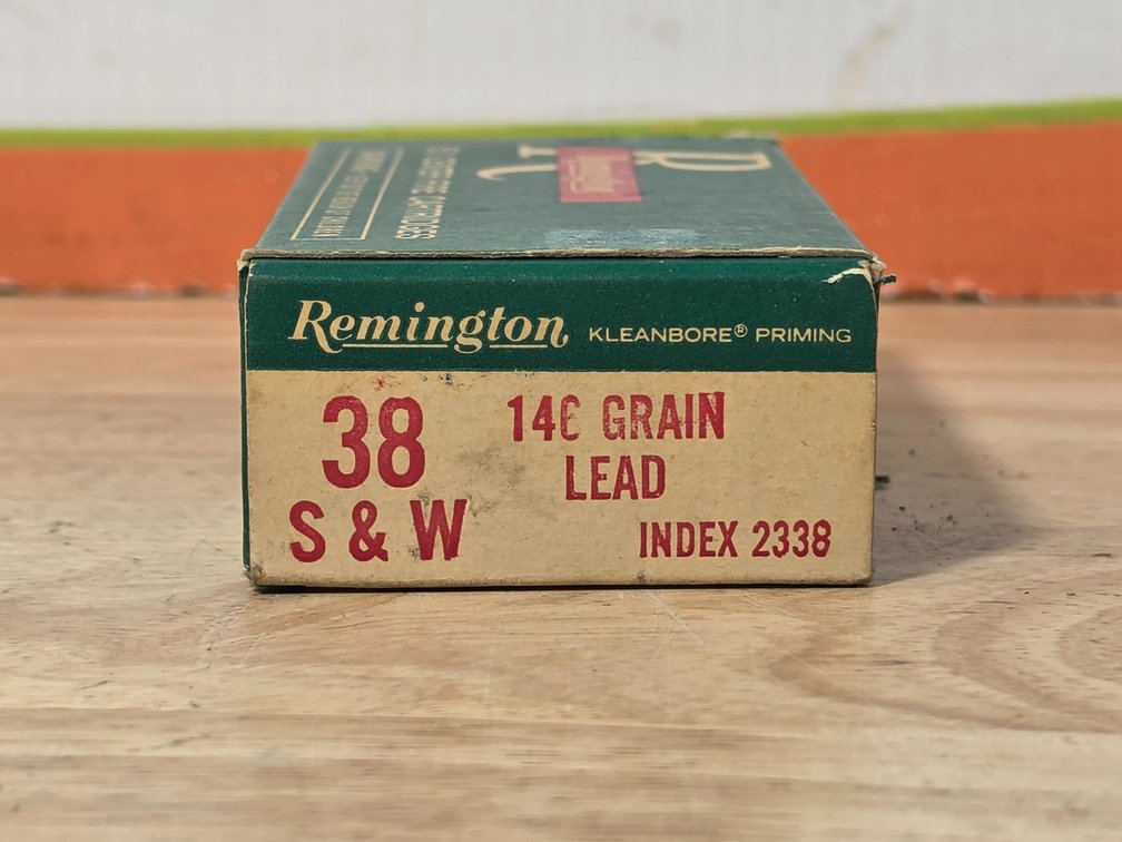 Remington 38 S&W 146 Grain Lead (1) Box of 50