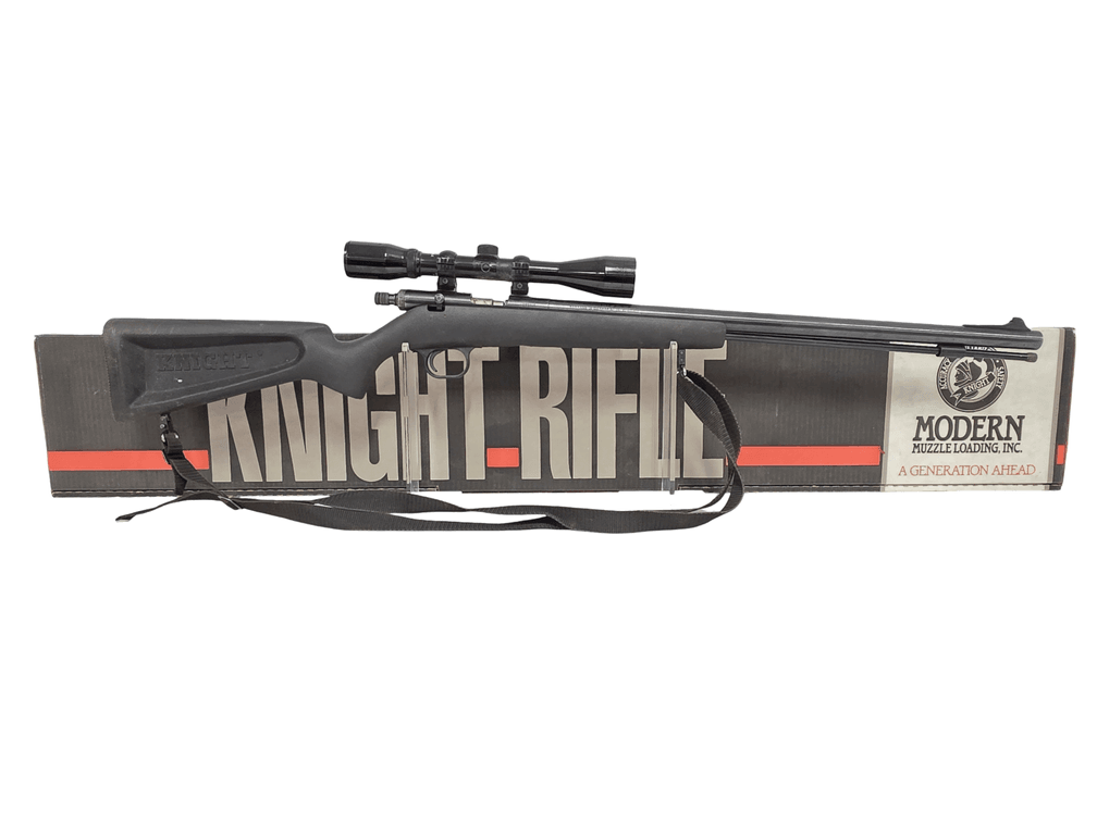 Knight 50 Caliber Blackpowder Rifle w/ Bushnell Sportview Scope & Factory Box - Serial # 133869 - No Background Check Required