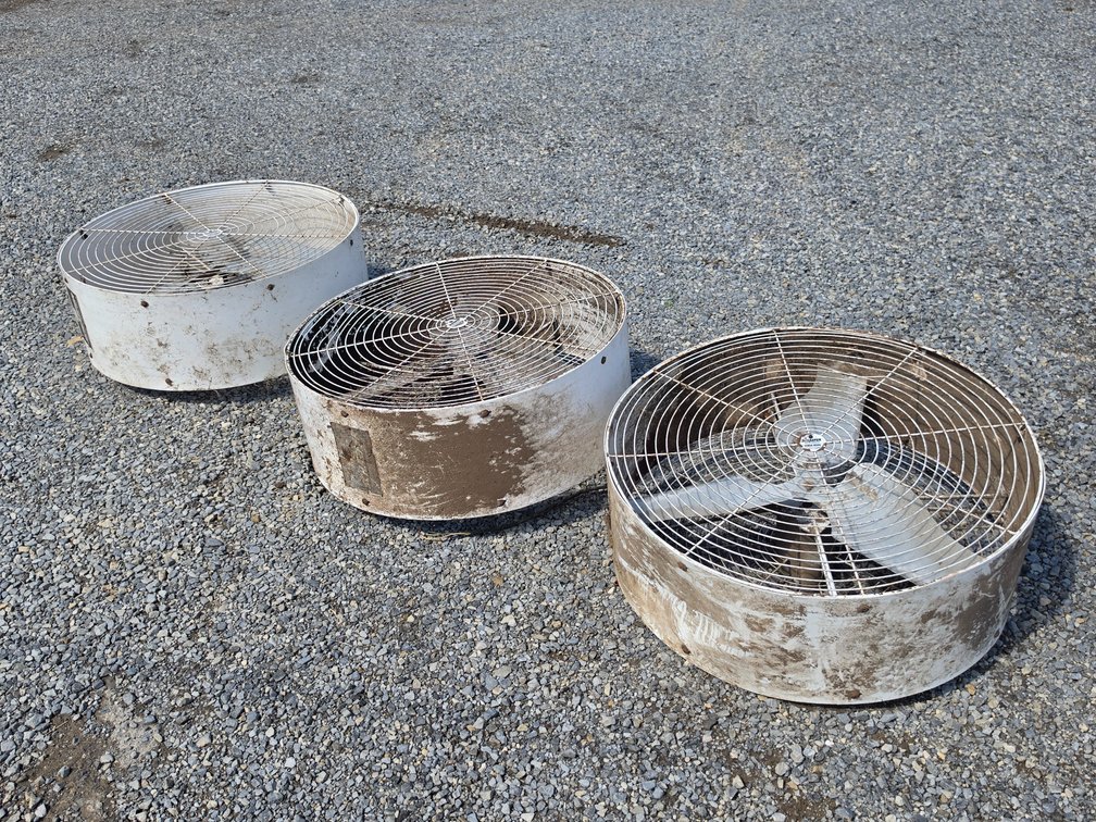(3) Schaefer Barn Fans