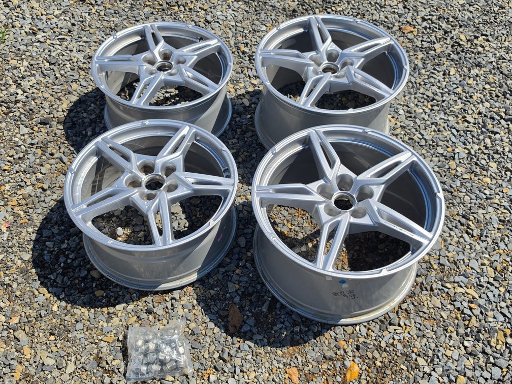 Corvette Wheels w/ Lug Nuts - Seller Reports Removed From a 2021 C8