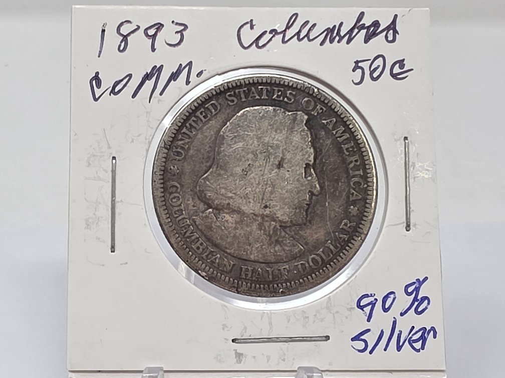 1893 Columbian Exposition Commemorative Silver Half Dollar
