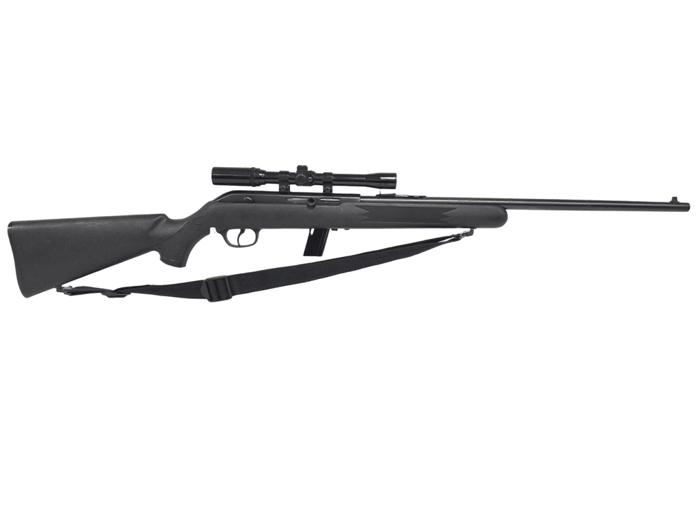 Stevens Model 62 22LR Semiautomatic Rifle (2 Mags Included) w/ Tasco RF4x20 Scope - Serial # L187805