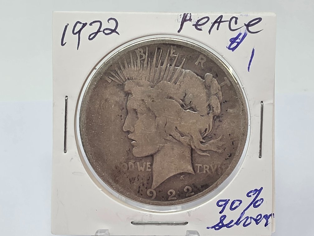 1922 Peace Silver Dollar