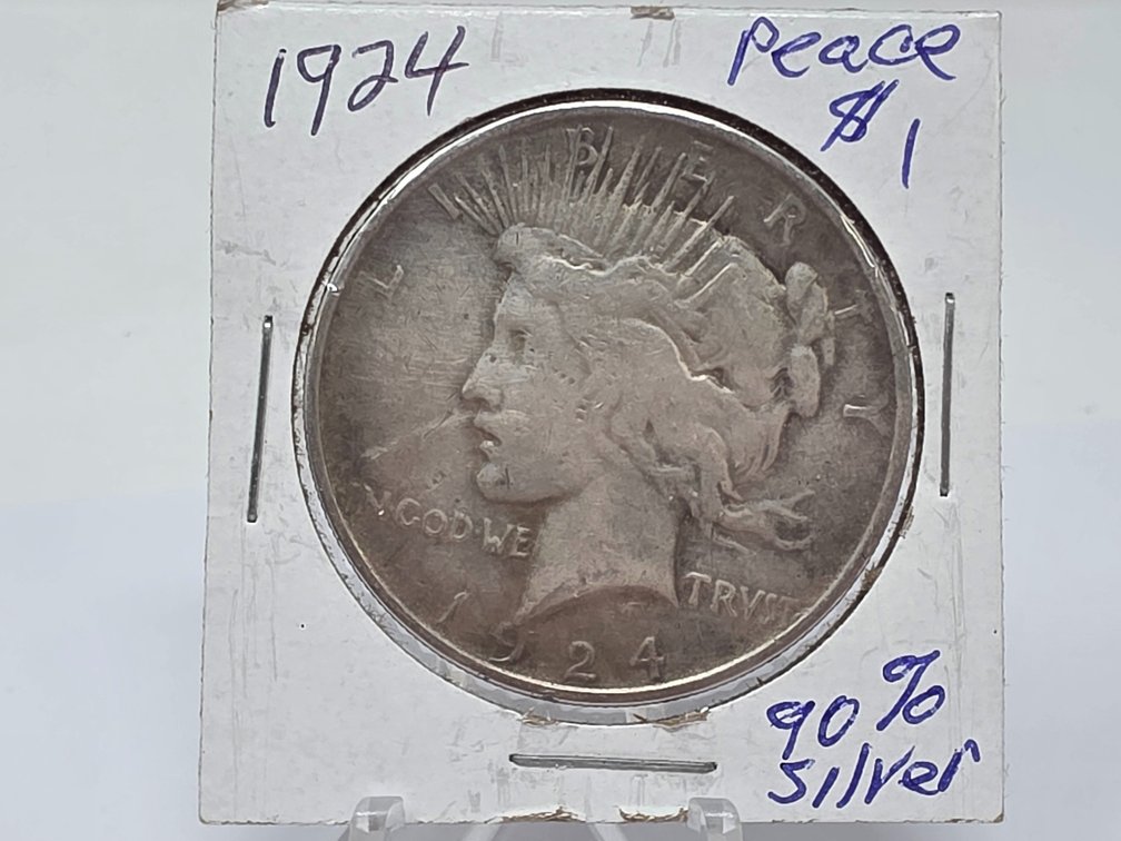 1924 Peace Silver Dollar