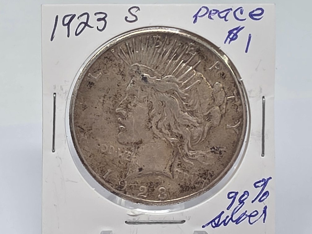 1923S Peace Silver Dollar