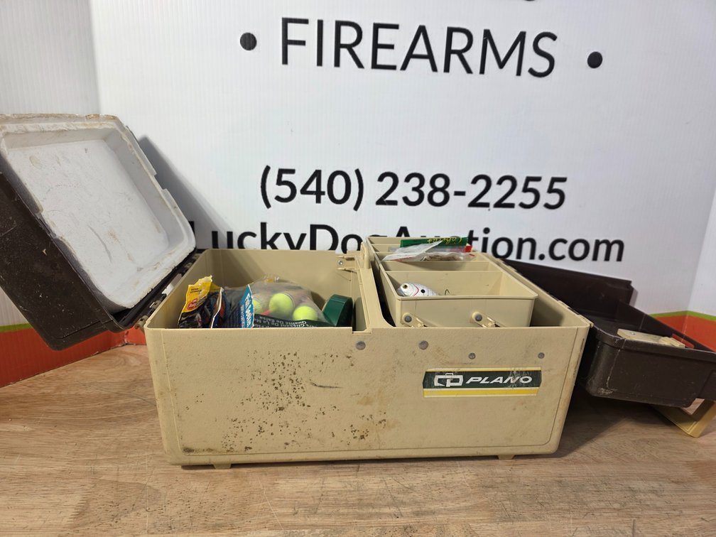 Plano Tackel Box w/ Assorted Bait and Tackel