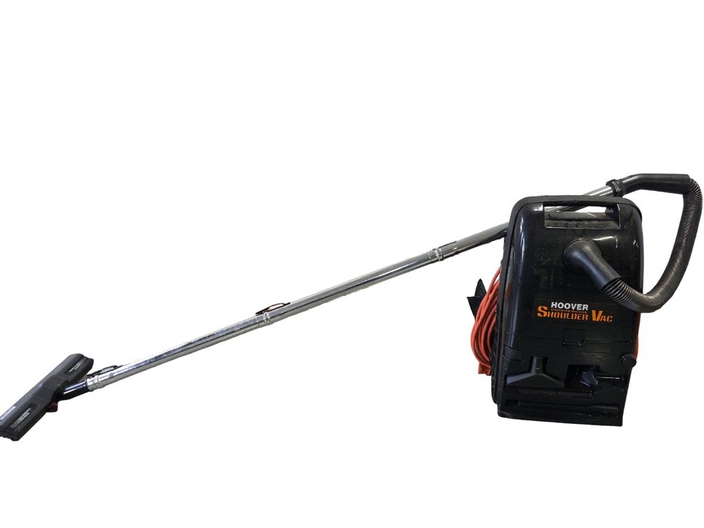 Hoover Commercial Shoulder Vac w/ Filter Bags and Extension Cord