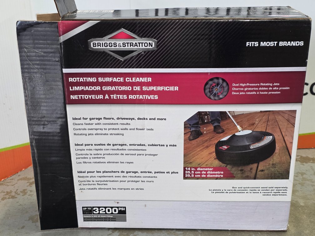 Briggs and Stratton Rotating Surface Cleaner