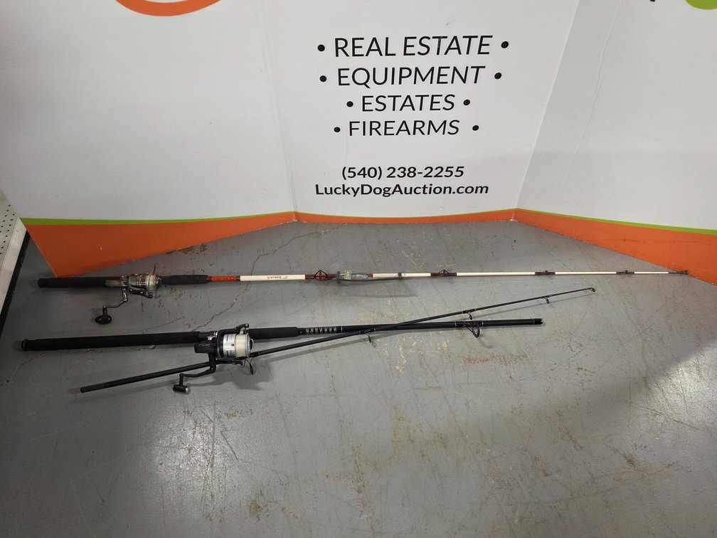 (2) Surf Fishing Rods w/ Spinning Reels