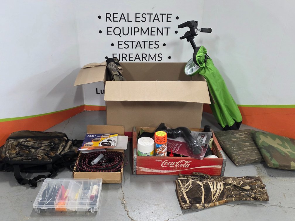 Assorted Hunting Supplies - Gun Cleaning Supplies