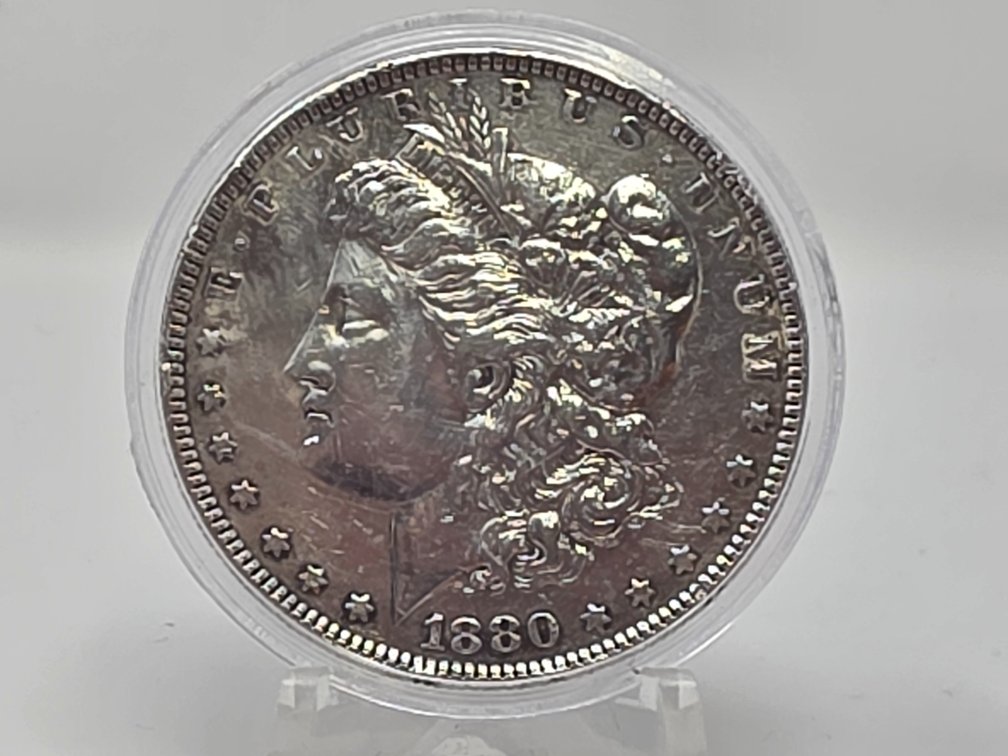 1880 Morgan Silver Dollar w/ Capsule